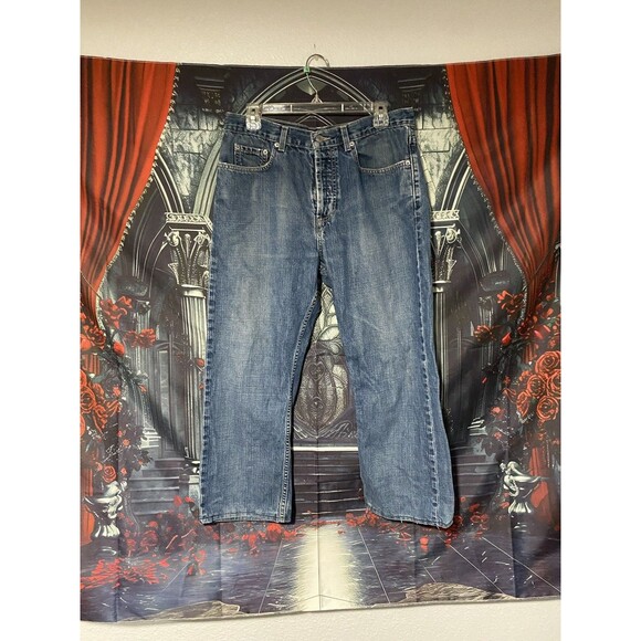 Banana Republic Straight Leg Baggy Men’s Denim Jeans 33X32 - Picture 1 of 5